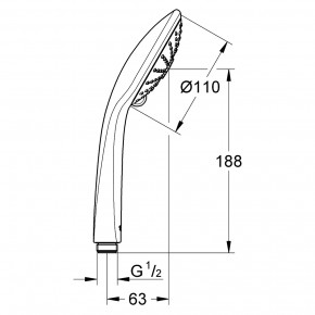   Grohe Euphoria 110 Massage 27221001 3