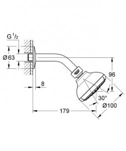   Grohe Tempesta Cosmopolitan 27870000 3