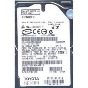   Hitachi HDD 2.5 PATA 80GB (HEJ421080G9AT00)