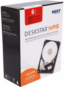   Hitachi 6.0TB Deskstar NAS 7200rpm 128MB (H3IKNAS600012872SWW/0S04007) 4