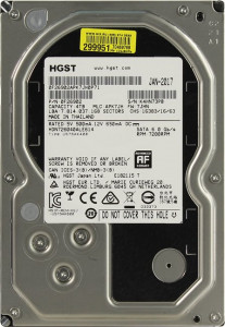   Hitachi HGST 3.5 4TB (0S04005 / HDN726040ALE614)