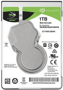   Seagate SATA 2.5 1TB 5400rpm 128MB ST1000LM048