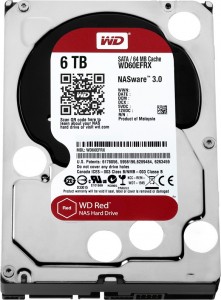   Western Digital SATA III 6.0Tb 64Mb Caviar Red (WD60EFRX)