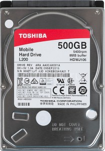   Toshiba L200 500GB (HDWJ105UZSVA) 3