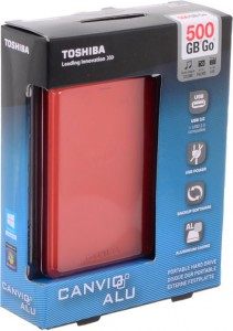    500Gb Toshiba Canvio Alu Metallic Red (HDTH305ER3AA) 5