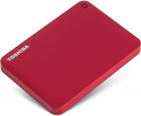    500Gb Toshiba Canvio Connect II Red (HDTC805ER3AA) 4