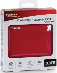    500Gb Toshiba Canvio Connect II Red (HDTC805ER3AA) 13