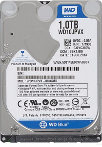   Western Digital SATA2.5 1TB 3