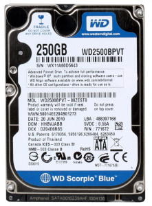   Western Digital SATA2.5 250GB