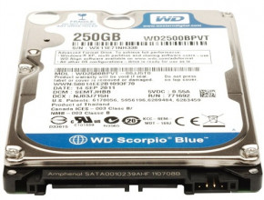   Western Digital SATA2.5 250GB 4