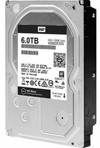   Western Digital 6.0TB Black 7200rpm 128MB (WD6002FZWX)