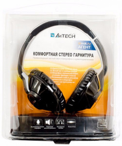  A4Tech HS-700 2xMini-Jack Black 3