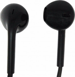  Budi Handsfree Earphone Remote Mic Black