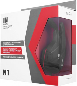  Gemix N1 Gaming Black-Red 4