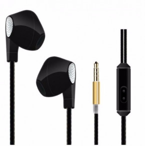  HeyDr W-2 Wired Earphones Black