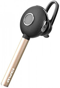   Awei A825BL Mono Bluetooth Earphone Gold 4