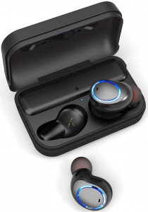  Awei T3 Twins Earphones Black 4