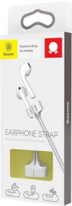  Baseus Earphone Strap For AirPods Gray White 3