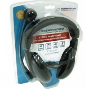  Esperanza Headset EH103 Black 5