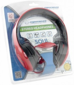  Esperanza Headset EH138R Red 4