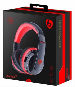  Ovleng MX666 Bluetooth Black/Red 4