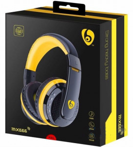  Ovleng MX666 Bluetooth Black/Yellow 4