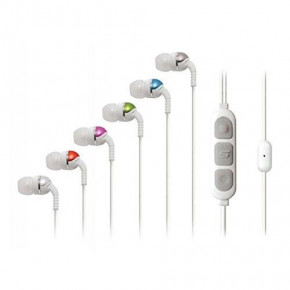  Scosche IDR355m Increased Dynamic Range Earphones White