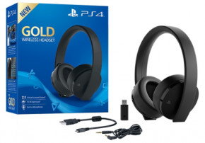  Sony PS4 Gold Edition Headset 7.1 Black 3