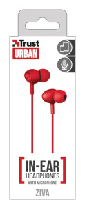  Trust Urban Ziva In-ear Red 6