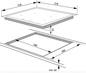    Amica PI6544SU 6