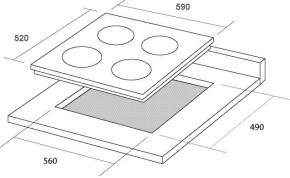   Borgio 6170-14 Black Glass 3