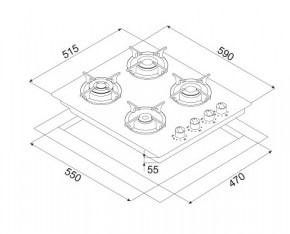   Minola MGG61425 WH 3