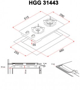    Perfelli HGG 31443 BL 8