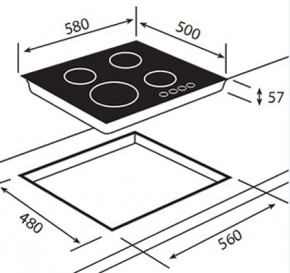    Teka ER 60 4G AI AL Antracyt 3