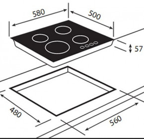    Teka ER 60 4G AI AL Krem 3