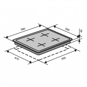   Ventolux HG640 T2G CEST CREMA 3