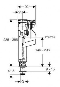   Geberit Water Supply 281.208.00.1 3