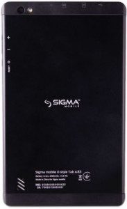  Sigma mobile X-treame X-Style A83 Black 6