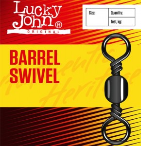  Lucky John 5006-020 Barrel Swivel Black 10 