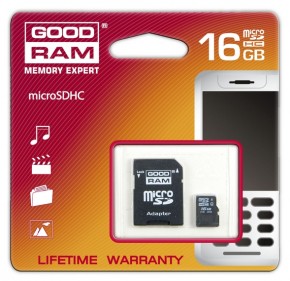   Goodram microSDHC 16GB Class 10 UHS I (+  Retail 10) (SDU16GHCUHS1AGRR10) 4