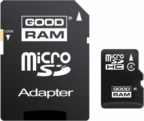   Goodram microSDHC class 4 SD adapter 16Gb