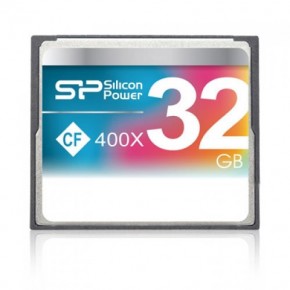   Silicon Power 32GB Compact Flash (400x) (SP032GBCFC400V10)