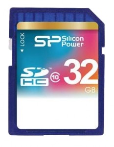  ' Silicon Power 32GB SDHC Class 10 (SP032GBSDH010V10)