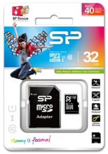   Silicon Power microSDHC 32 GB card Class 10 + adapter (SP032GBSTH010V10-SP) 3