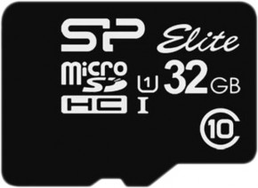   Silicon Power microSDHC (UHS-1) 32GB Class10 Elite (SP032GBSTHBU1V10)