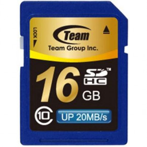   Team 16Gb SDHC class 10 (TSDHC16GCL1001 / TG016G0SD28X)