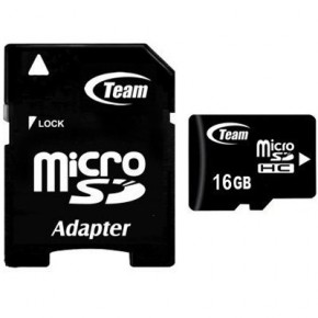   Team 16Gb microSDHC class 10 (TUSDH16GCL1003 / TG016G0MC28A)