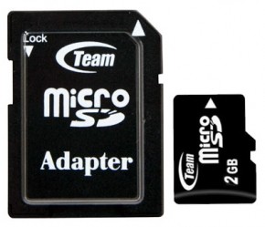   Team 2GB microSD (adapter SD) (TUSD2G03)