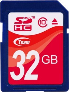   Team 32GB SDHC Class 10 (TSDHC32GCL1001)