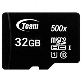   Team 32 GB microSDHC UHS-I TUSDH32GCL10U02